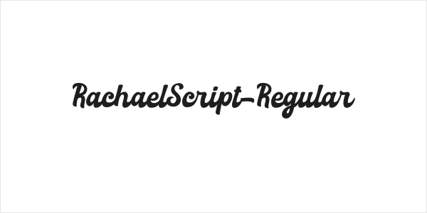 RachaelScript-Regular Logo