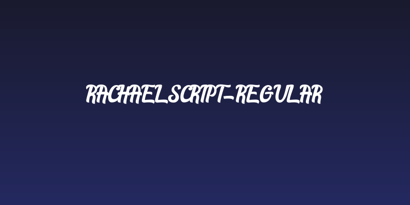 RachaelScript-Regular Social Header