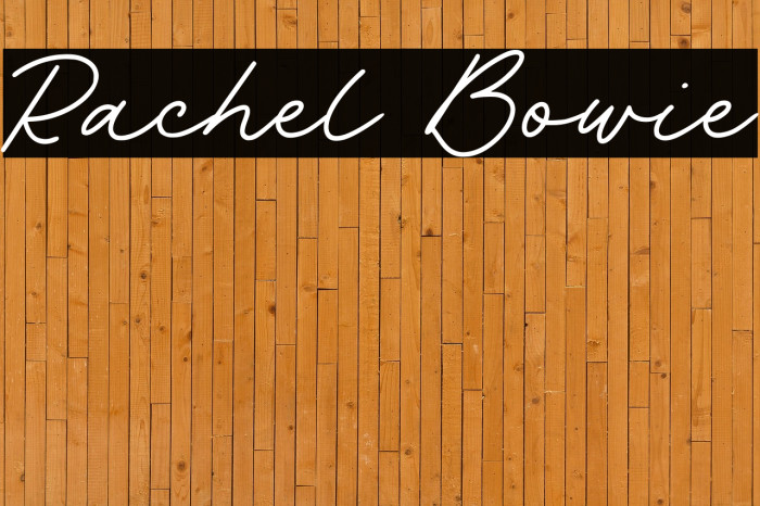 Rachel Bowie Example 1