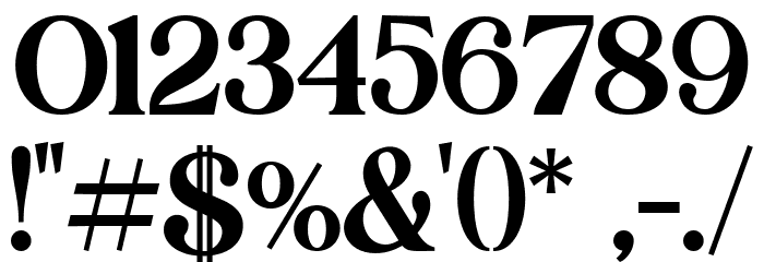 Rachel Brown Regular Font OTHER CHARS