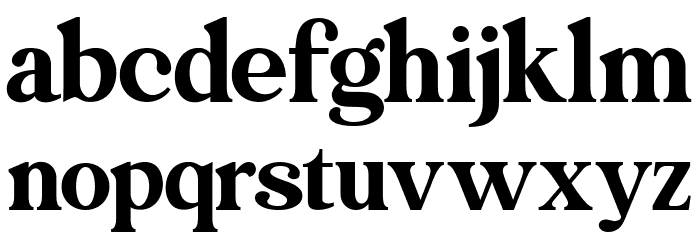 Rachel Brown Regular Font LOWERCASE