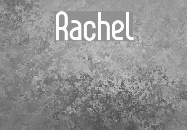 Rachel Font examples