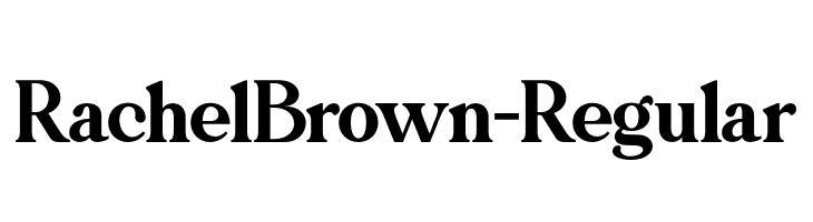 RachelBrown-Regular  नि: शुल्क फ़ॉन्ट्स डाउनलोड