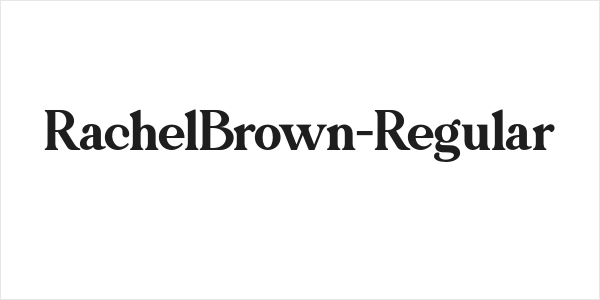 RachelBrown-Regular Logo