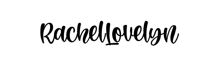RachelLovelyn  Frei Schriftart Herunterladen