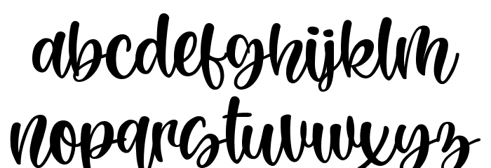 RachelLovelyn Font LOWERCASE