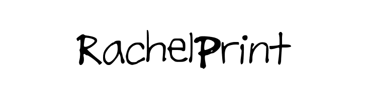 RachelPrint  Скачать бесплатные шрифты