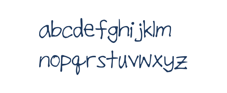 RachelPrint Lowercase