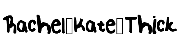 Rachel_Kate_Thick  لخطوط تنزيل