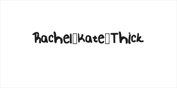 Rachel_Kate_Thick Logo