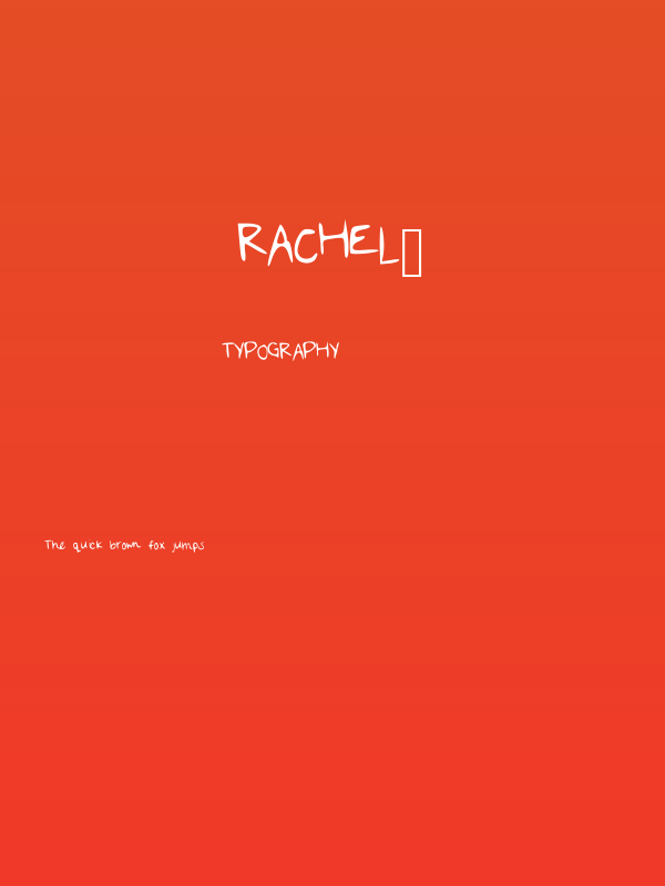 Rachel_ Poster