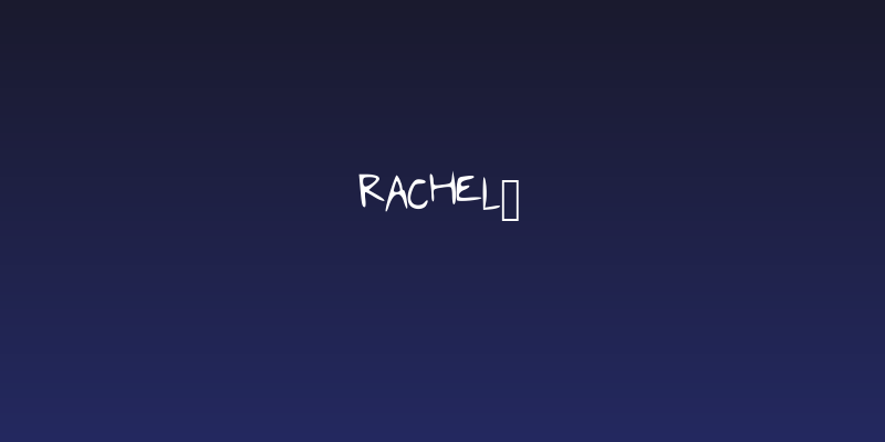 Rachel_ Social Header