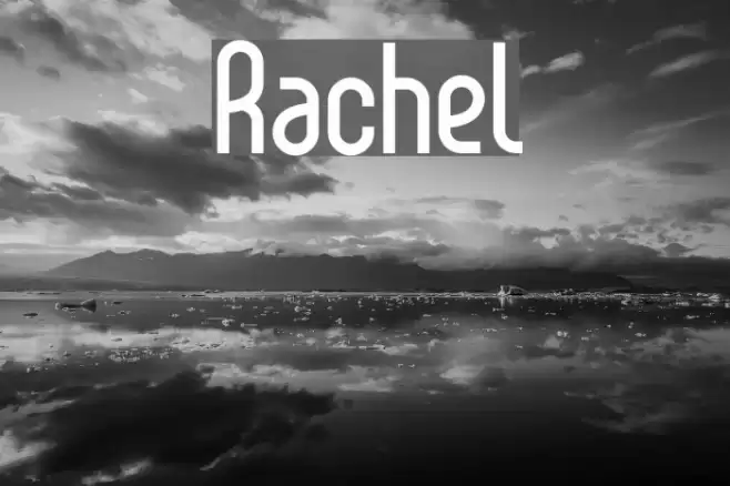 Rachel Font examples
