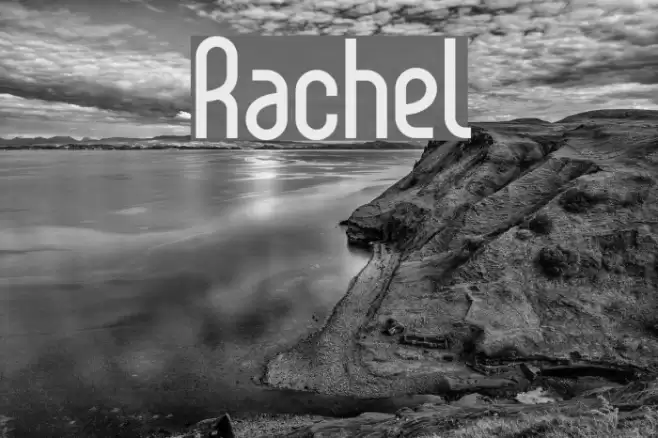 Rachel Font examples