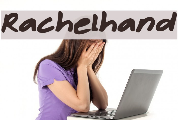 Rachelhand फ़ॉन्ट examples
