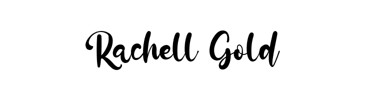 Rachell Gold  Free Fonts Download