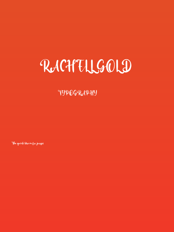 RachellGold Poster