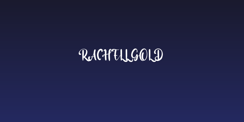RachellGold Social Header