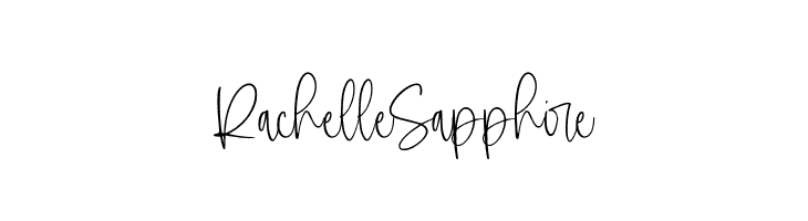 Rachelle Sapphire  font caratteri gratis