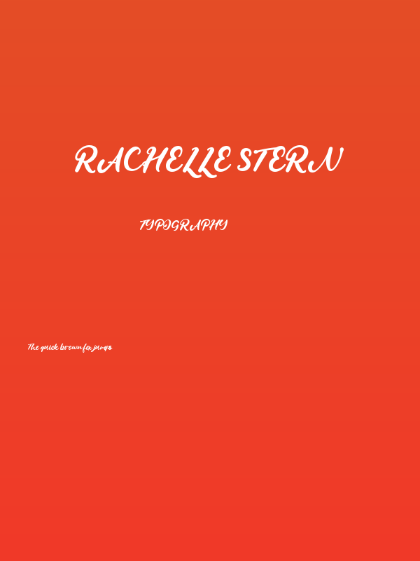 Rachelle Stern Poster