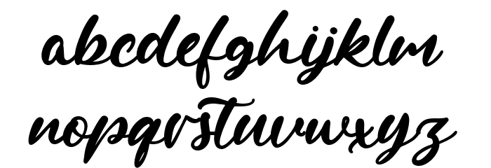 Rachelle Stern Font LOWERCASE