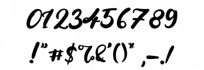 RachelleStern Font OTHER CHARS