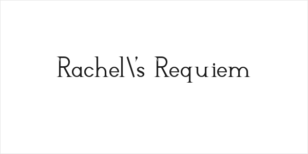 Rachel's Requiem Logo