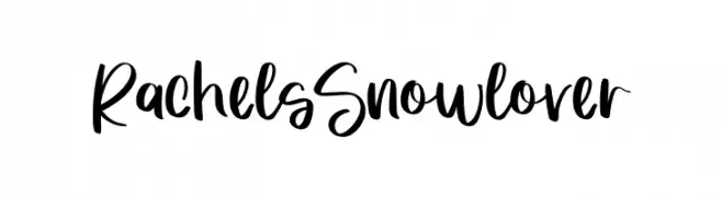 Rachels Snowlover  les polices de caractères gratuit tlcharger