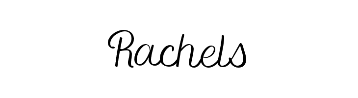 Rachels  Free Fonts Download