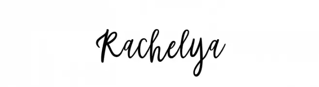Rachelya  Скачать бесплатные шрифты