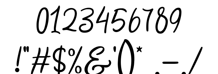 Rachelya Font OTHER CHARS