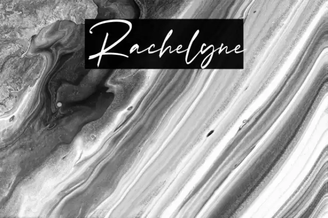 Rachelyne Font examples