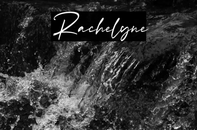 Rachelyne Font examples