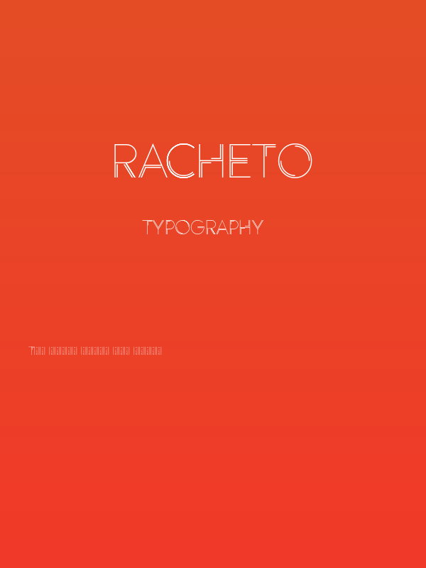 Racheto Poster