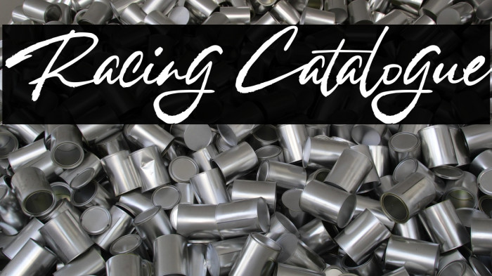 Racing Catalogue Example 1