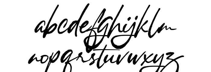 Racing Catalogue Font LOWERCASE
