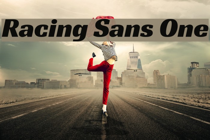 Racing Sans One Font examples