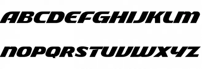 Racing Team Personal Used Font OTHER CHARS