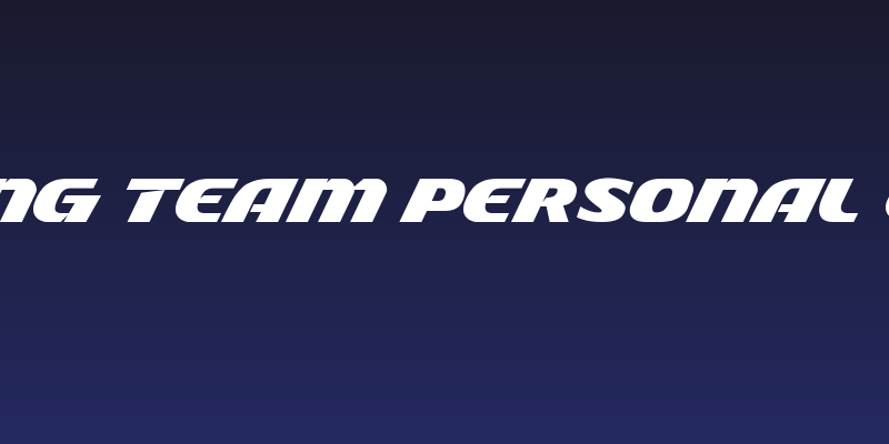Racing Team Personal Used Social Header
