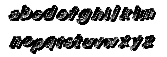RacingFlow Font LOWERCASE