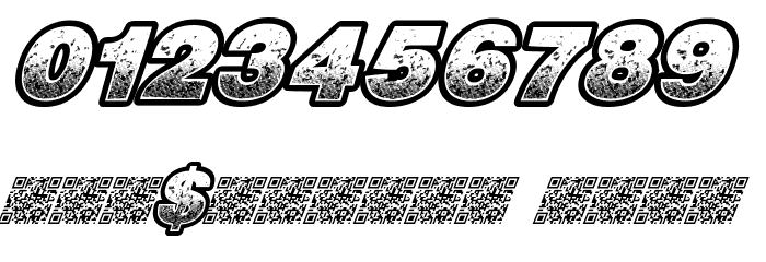 Racingnumbers Font 6435