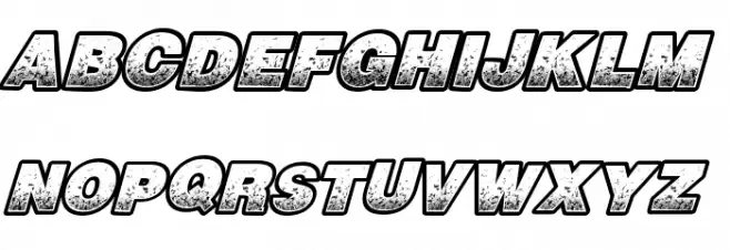 RacingNumbers Шрифта ВЕРХНИЙ