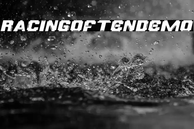 RacingOftenDemo Font examples