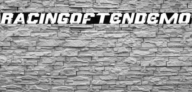 RacingOftenDemo Font examples