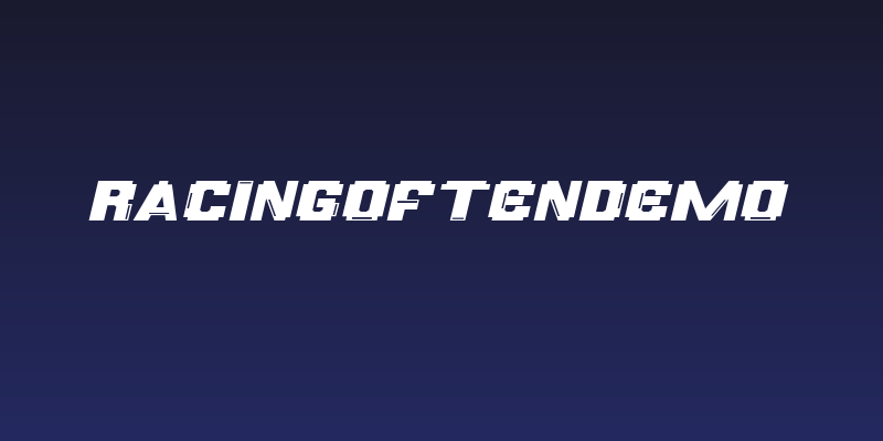 RacingOftenDemo Social Header