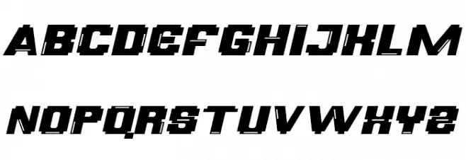 RacingOftenDemo Font Litere mici