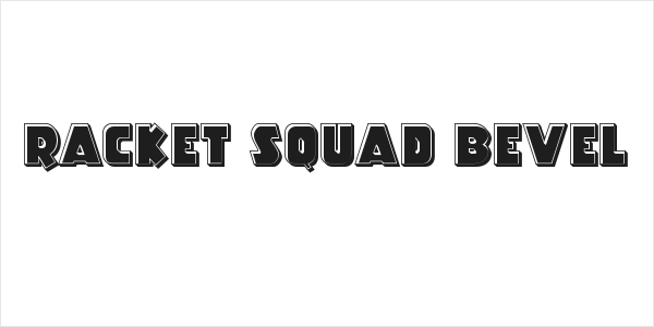 Racket Squad Bevel Logo