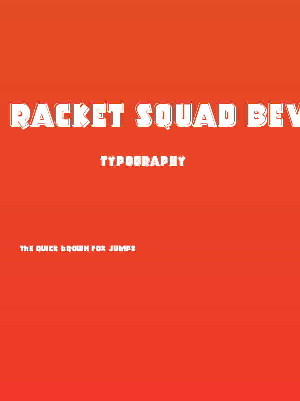 Racket Squad Bevel Poster