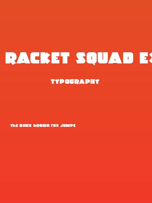 Racket Squad Expanded Poster