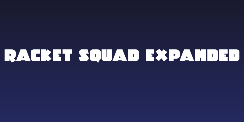 Racket Squad Expanded Social Header